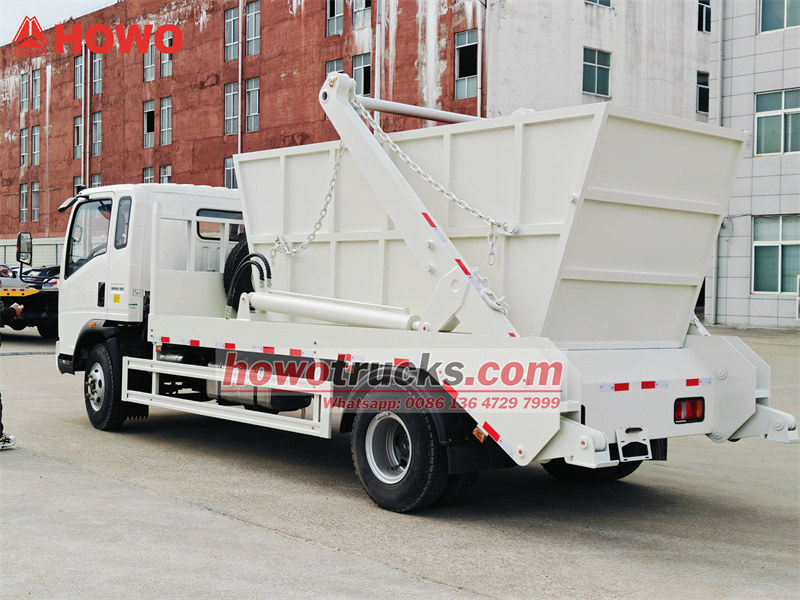 HOWO skip loader garbage truck