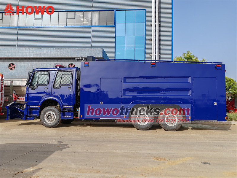 HOWO 10000L Anti Riot System Turbojet Vehicle