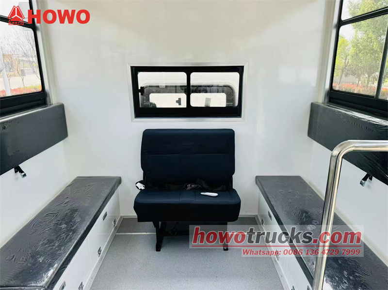 Howo 4x4 drive soldier troop carrier truck