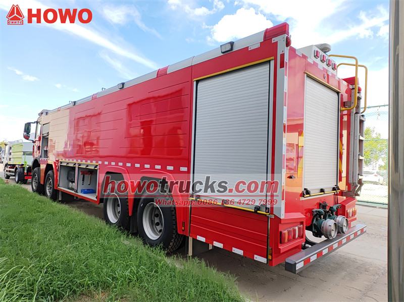 HOWO 8X4 20cbm heavy rescue fire truck