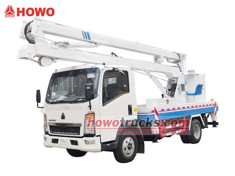 HOWO RHD 16m manlift truck