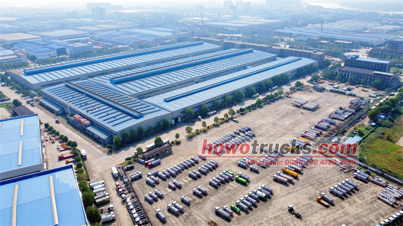 Tanker truck parking lot