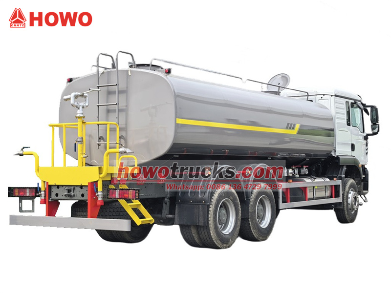 HOWO water lorry tanker truck