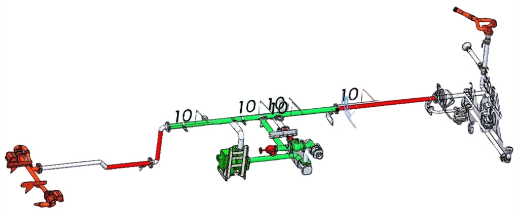 CS TRUCKS water tanker truck tanker pipeline system