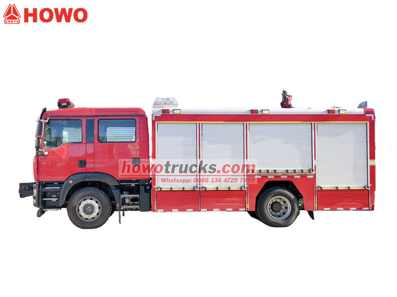 Howo fire foam tank truck 