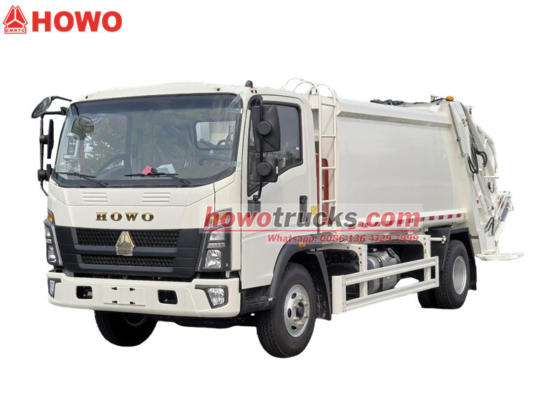 Howo garbage compactor truck