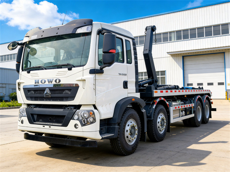 Howo TX heavy 20CBM garbage hook lift truck