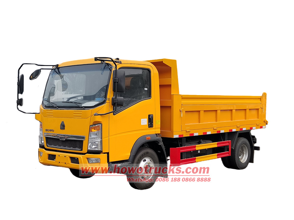 Howo light dump truck