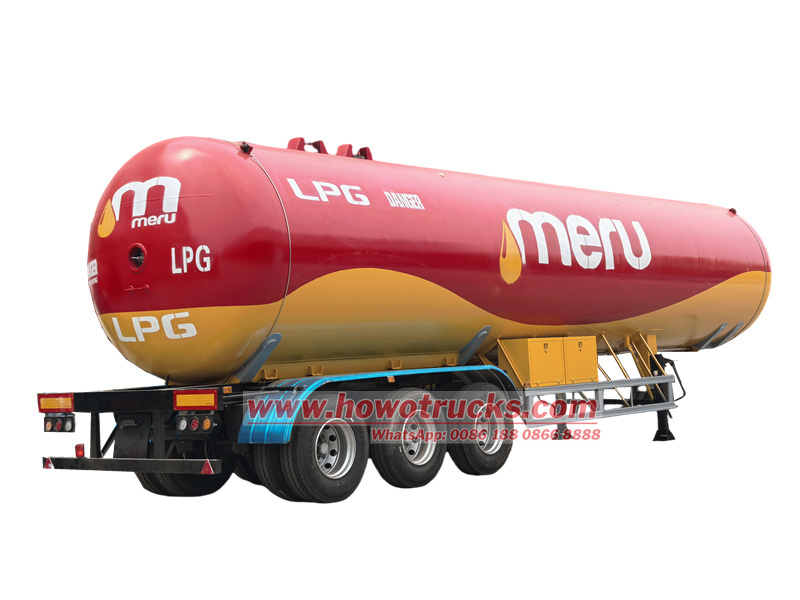 LPG tanker semi-trailer for sale
