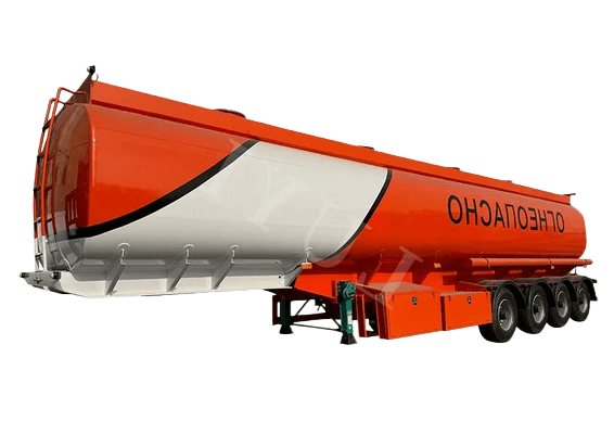 Návěs cisterny na přepravu ropy