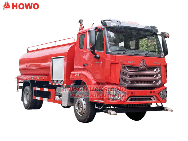 Howo NX fire foam tank truck 