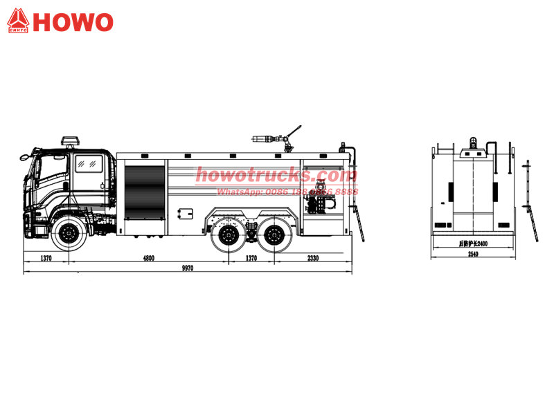 Howo fire fighting truck Howo fire fighting truck