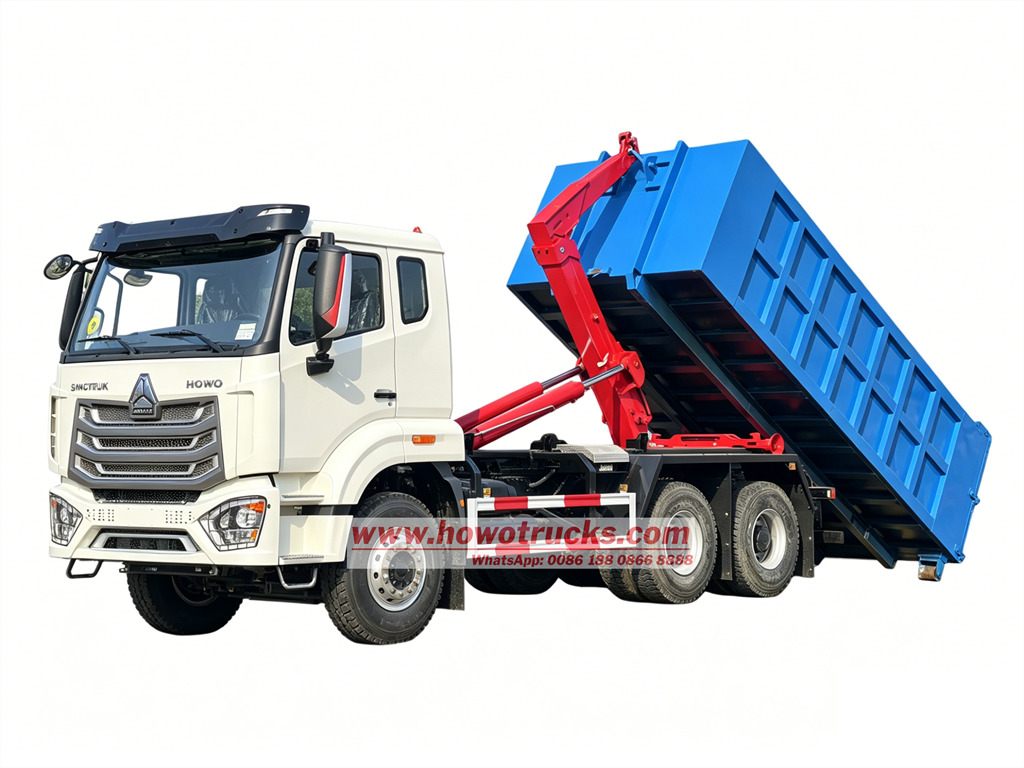 How to choose heavy duty Sinotruk HOWO NX hook lift garbage truck?