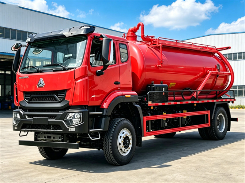 HOWO 10000L sewage vacuum tank truck HOWO 10000L sewage vacuum tank truck