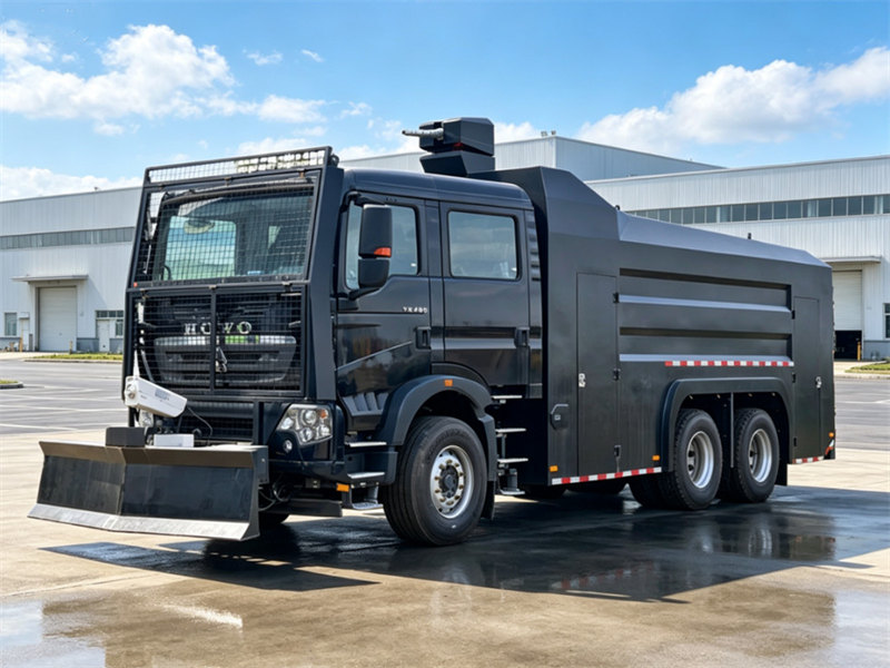 HOWO Fire Water Cannon Riot Truck